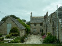 Smedmore-House-garden-wing-back entrance