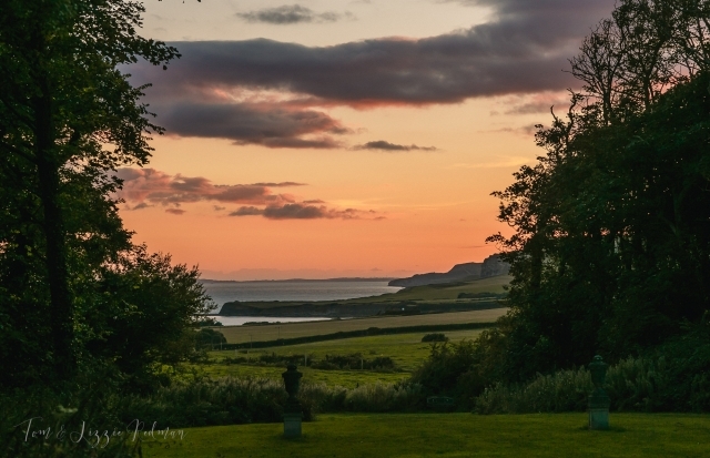 Sea view from the garden