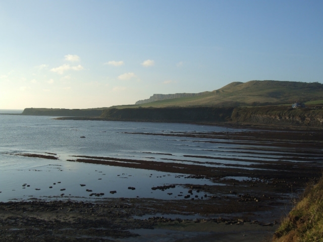 Clavell Tower across Kimmeridge Bay