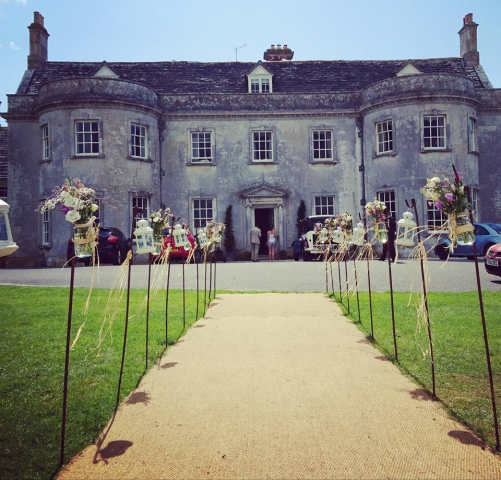 View from Marquee to Smedmore House