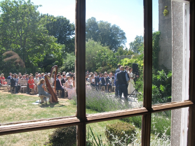 Ceremony seen from the House
