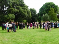 Wedding party in Main Garden