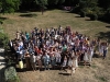 Group shot from the roof of Smedmore House