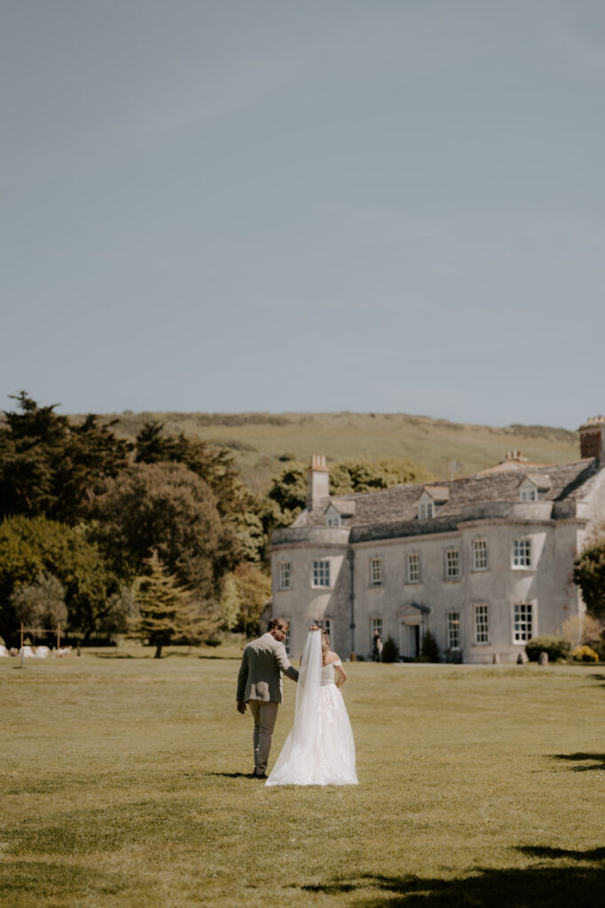 Just married at Smedmore ouse - Dorset Wedding venue