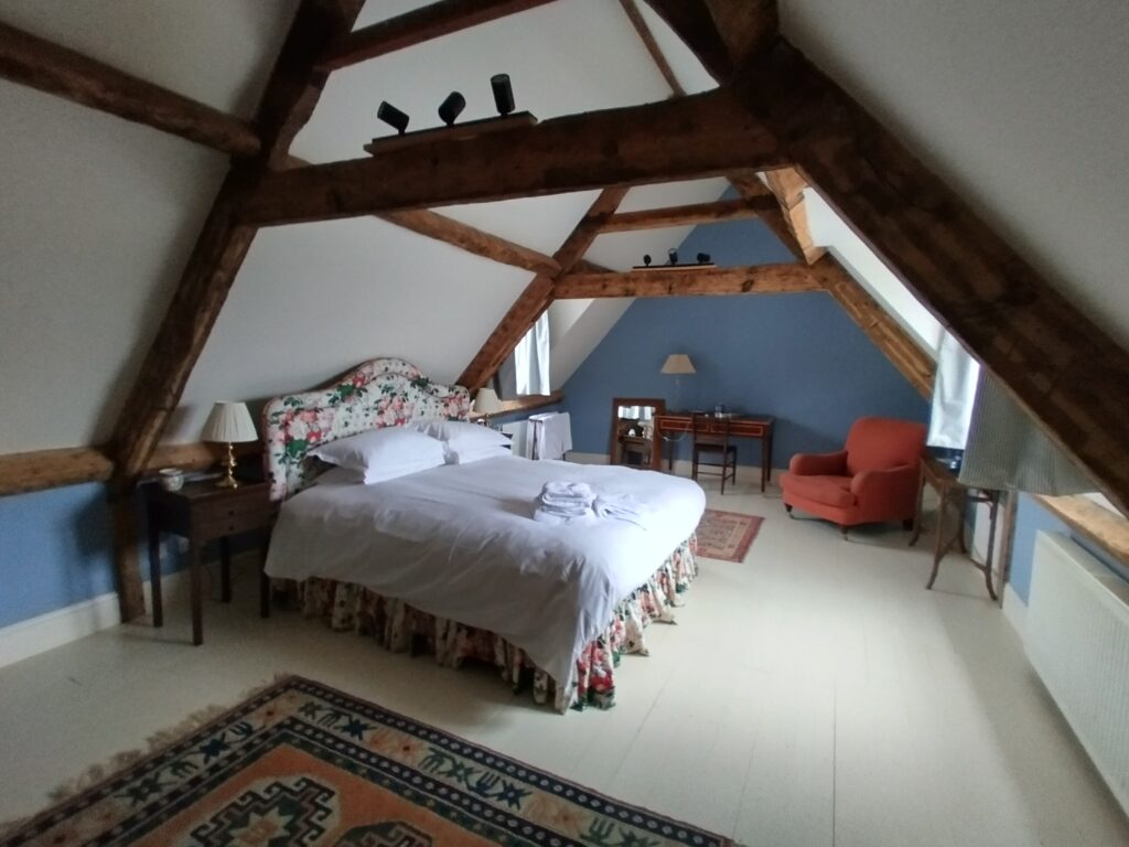 New penthouse bedroom at Dorset wedding venue